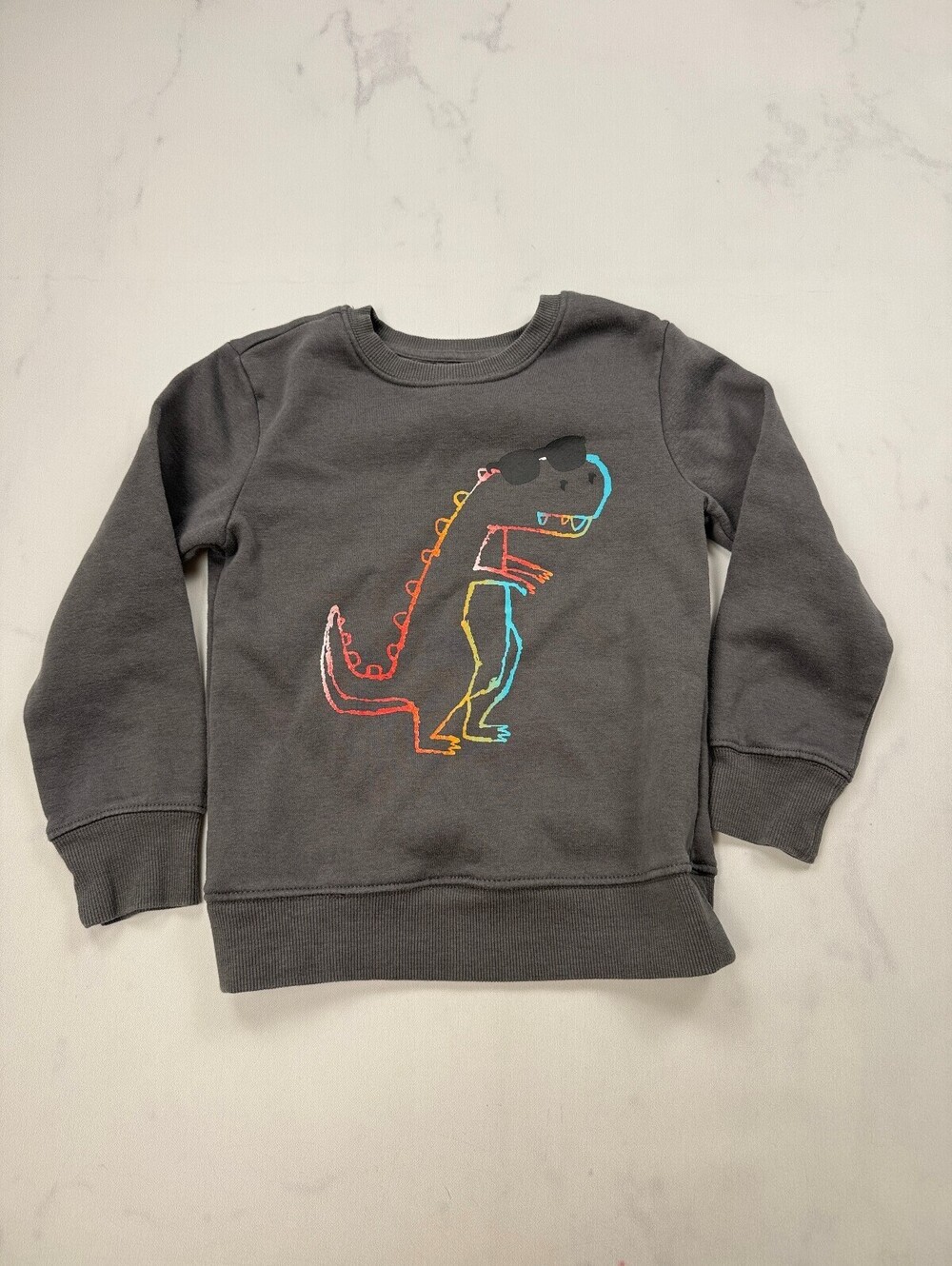 Maximus Rex Graphic Sweatshirt Black Current Statement Piece - Boys 6